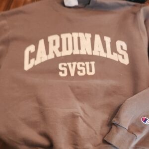 Champion Gray Cardinals SVSU Crewneck Sweater